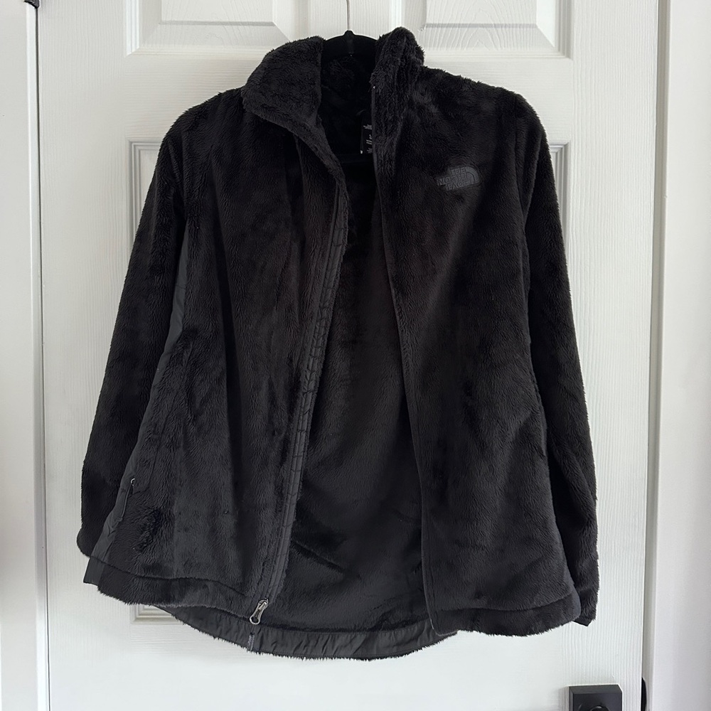 Black North Face Zip-Up Jacket